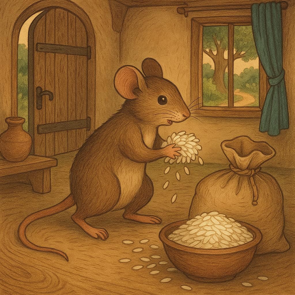 BAJKI Z MORAŁEM 16 bajki z morałem Bajka o myszy co wynosi Konrad Dziennik