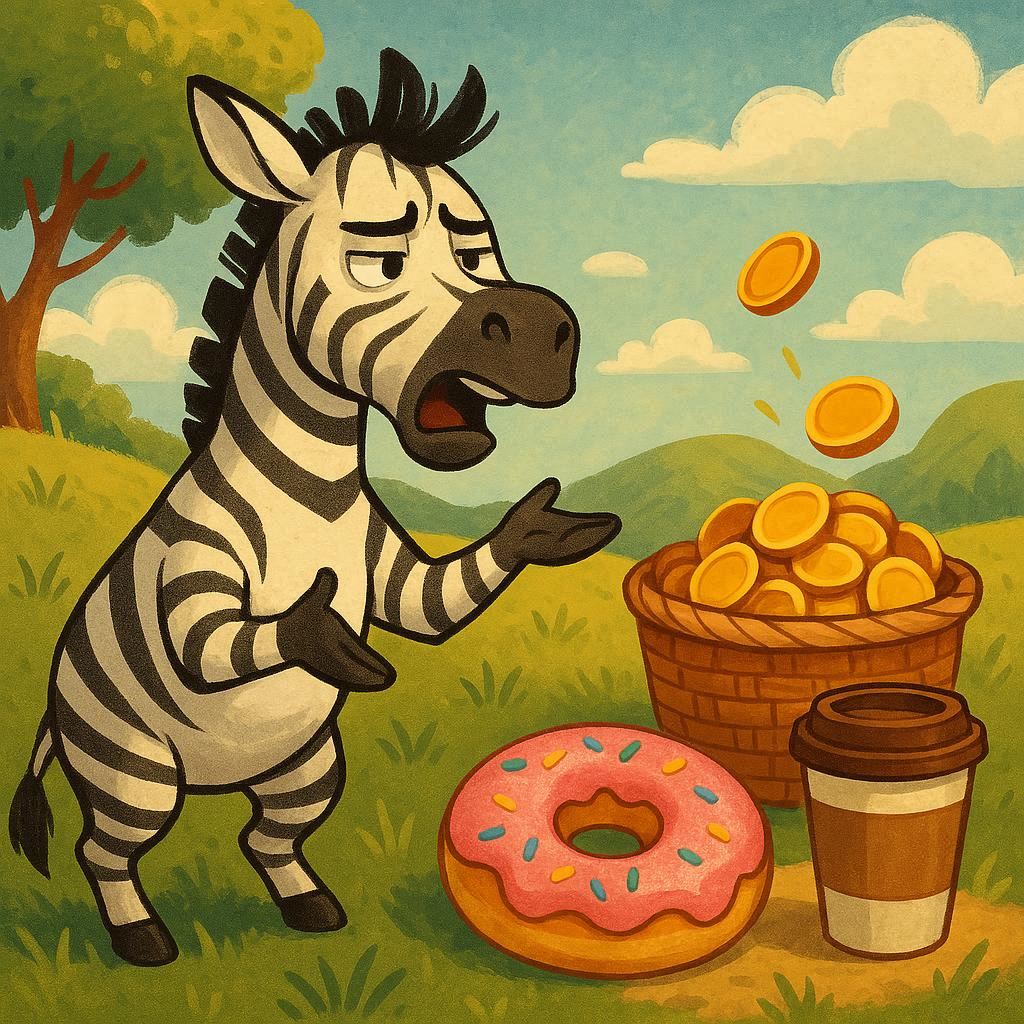 BAJKI Z MORAŁEM 6 bajki z morałem Bajka o zebrze co żebrze Konrad Dziennik